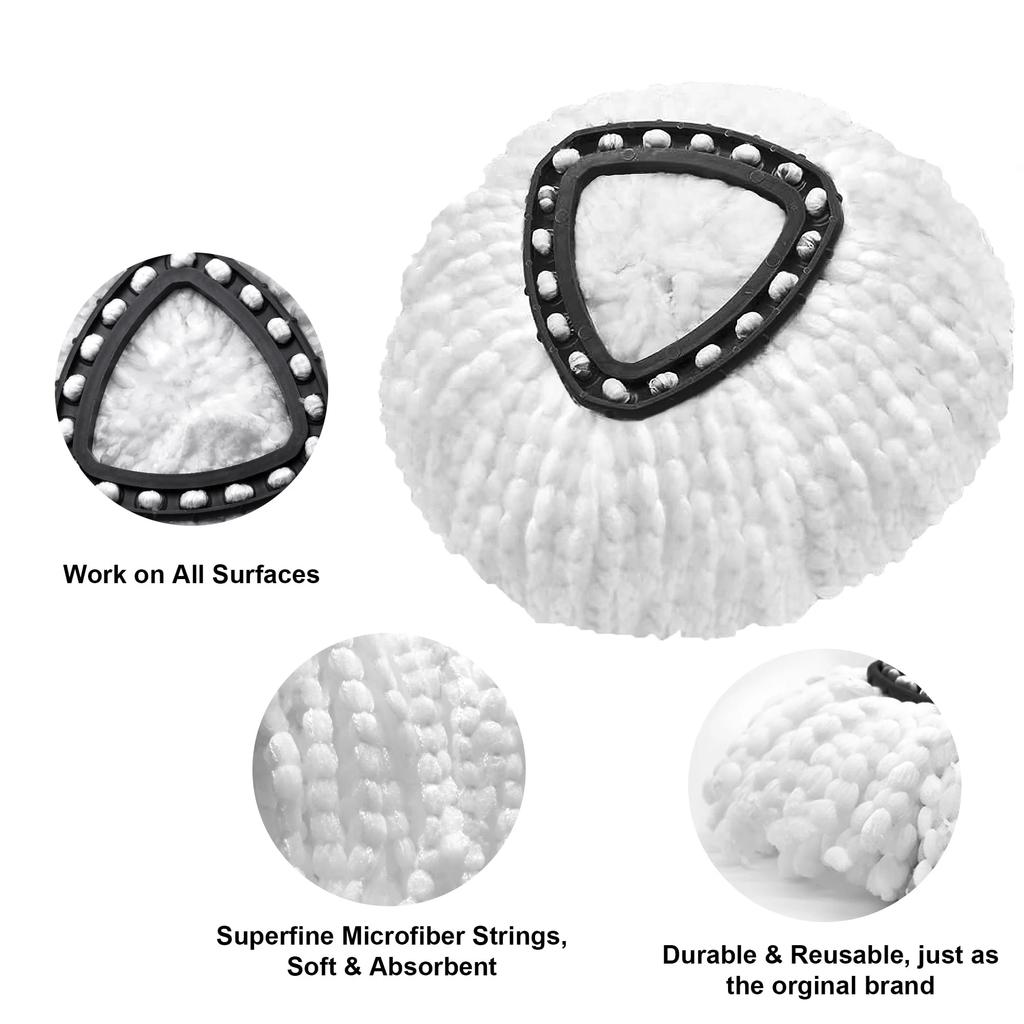 Сменная насадка для швабры Ткань для швабры из микрофибры Сменные насадки для швабры с отжимом Сменная головка для швабры Vileda/O-cedar
