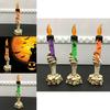 Spooky Halloween Skull Skeletal Hand Stand Led Candle Lamp With Vibrant Colors