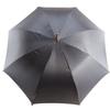 HERMES Long umbrella Wood handle Blue polyester unisex Used