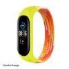 Тканый цветной силиконовый ремешок для браслета Mi Band 7 6 5 4, сменный ремешок для Mi Band 3