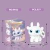 Black and White Cartoon Animal Figurines Micro Building Blocks Creative Desktop Decor Educational Toys
