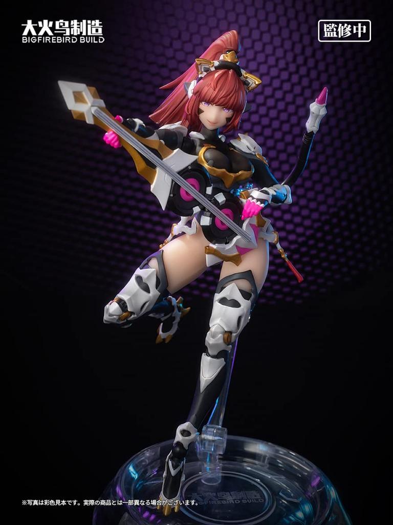 BIGFIREBIRD BUILD Cat Lady 001 Подсолнух масштабная раскрашенная подвижная фигурка "Научная команда" 1/9 ПВХ, АБС, ПОМ, сплав, силикон