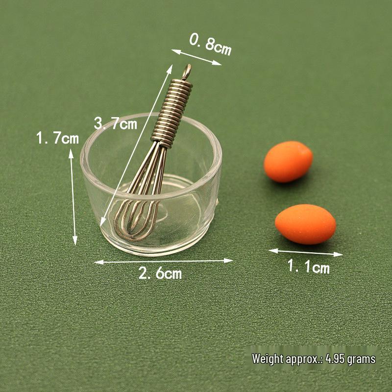 Кукольный домик Миниатюрная 3D Кухонная сцена с едой, посудой и плитой