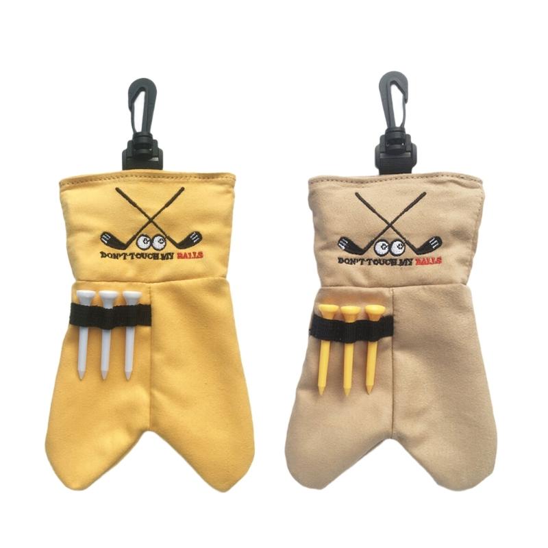 Портативный держатель для мячей для гольфа Карманный держатель Подвесная сумка-переноска Органайзер для мячей для гольфа Поясная сумка Держатель для кармана для мячей для гольфа