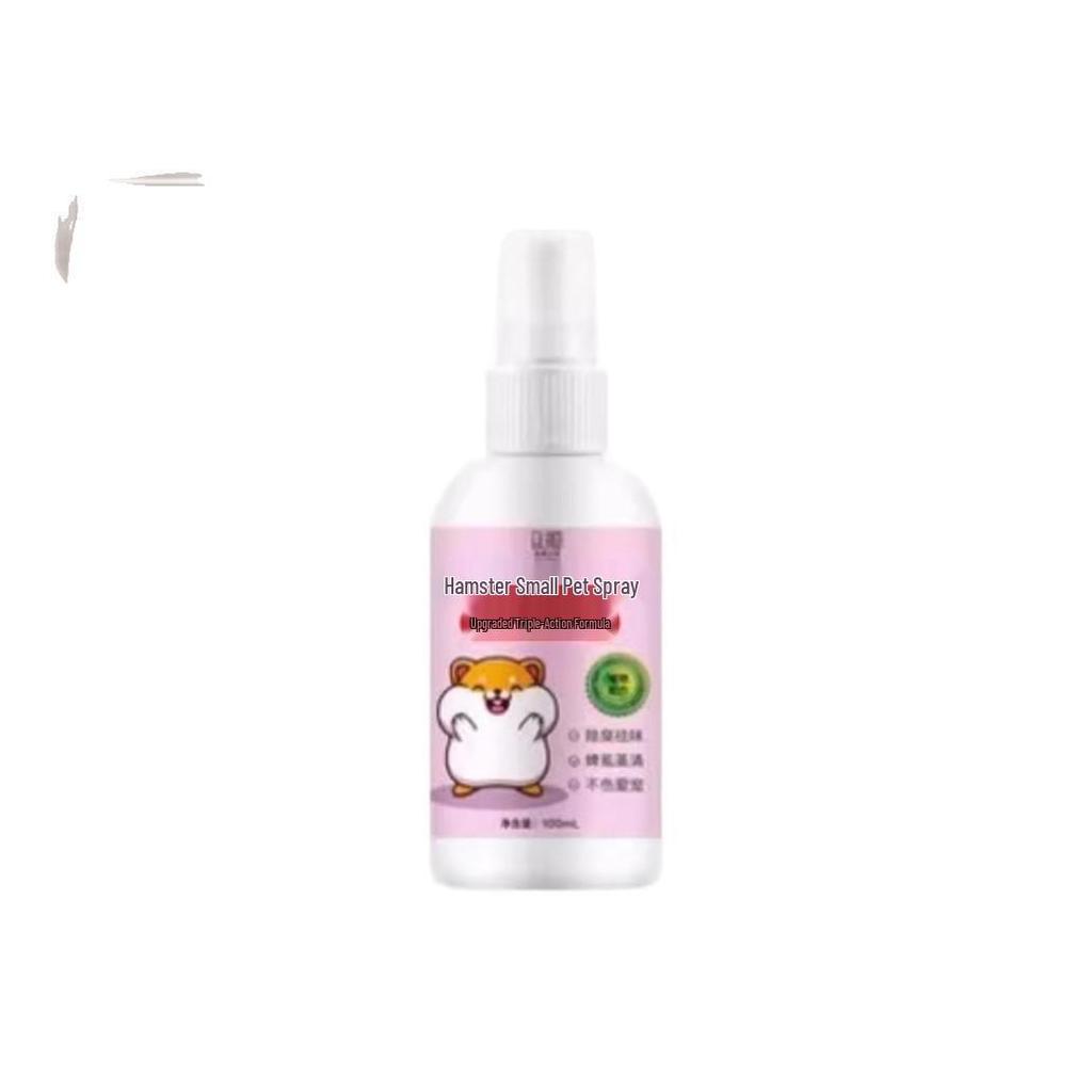 Новое поступление: Дезодорирующий спрей для хомяков - Антибактериальный устранитель запаха для золотистых хомяков