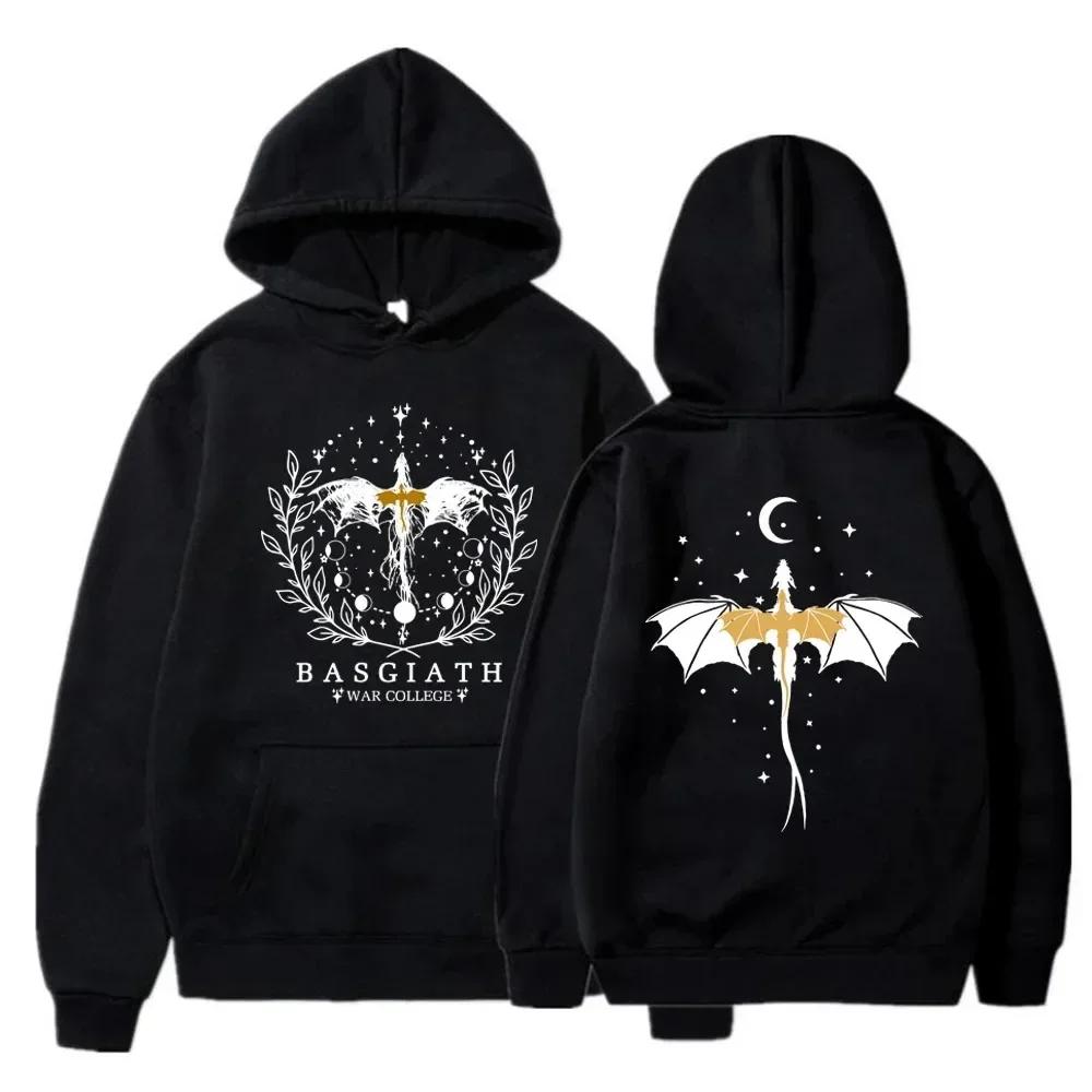 Basgiath War College Cotton Hoodies Fourth Wing Women Men Clothing Printed Graphic Spring Autumn Sweatshirt Tops