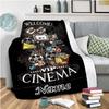 Graffiti Movie Customize Your Name Blanket Used For Chair Office Sofa Bed Camping Soft And Warm Giving Friends And Relatives Birthday Graduation Gift