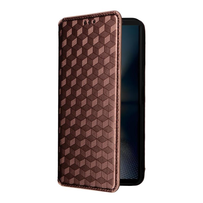 For ZTE Nubia Neo 5 5G stereoscopic lines flip wallet skin PU case purse For ZTE Nubia Neo 5 5G 3D Magnetic Phone Cover