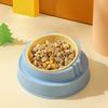 Миска для домашних животных, приподнятая, для собак, одинарная/двойная, непроливающаяся, противоскользящая, для кошек, кормушка для корма и воды для домашних животных