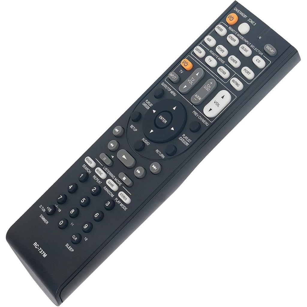 Replacement RC-737M Remote Control Compatible with Onkyo AV Receiver HTS6200 TX-SR507 TX-SR507S TX-SR577