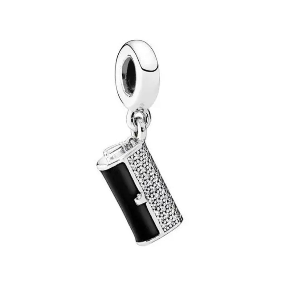 Pure Silver 925 Bracelet for Women Fashion Jewelry with High Heels Sandals Pendant Beads Charms