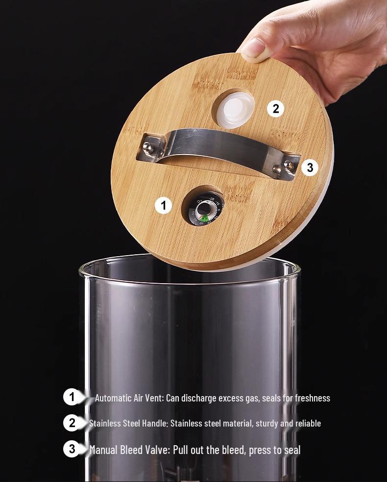 Стеклянный диспенсер для напитков большой емкости с краном для холодных напитков и фруктового чая