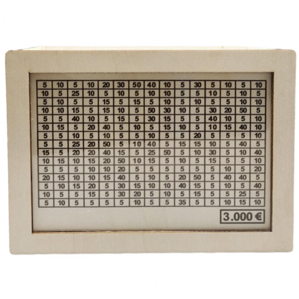 500/3000/10000 евро деревянная копилка со счетчиком копилка для монет контейнер для денег для детей и взрослых винтажная копилка