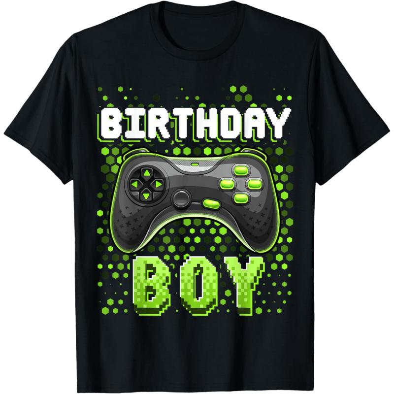 Cotton Gamer Boy Tshirt Unisex Gamepad Graphic Tees Fashion Casual Oversized Short Sleeve Tops Round Neck Streetwear Tshirt