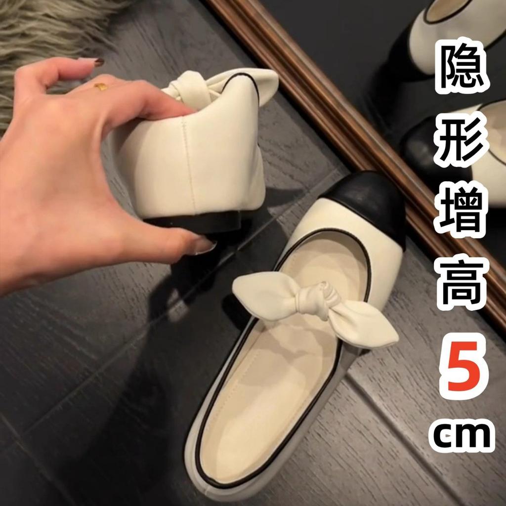 Внутреннее увеличение высоты 5 см маленькие ароматные балетки Мэри Джейн французская высокая мода одинарная обувь женская осень.