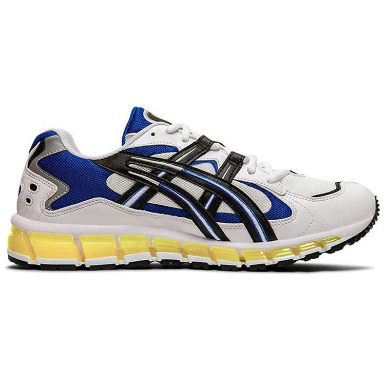 Asics Кроссовки Gel Kayano 5 360 Белый Черный Желтый 1021A159-100