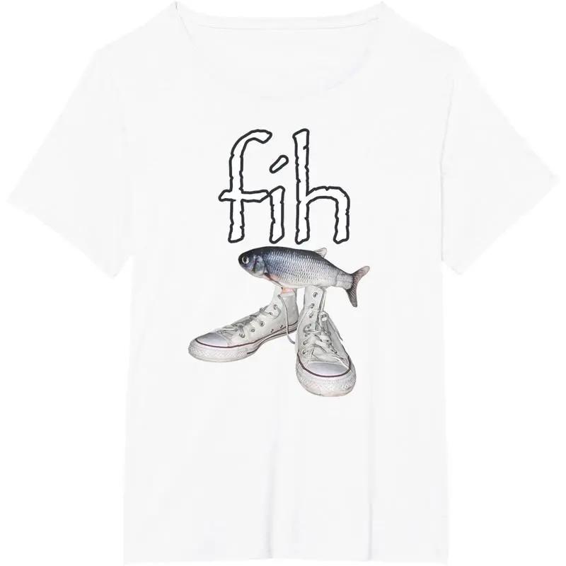 Graphic Tshirtfih Shoes Fish Funny Misspelled Fish Meme Fih Calling Humor Tshirt