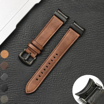 Кожаный ремешок для Samsung Galaxy Watch 6 Classic 47мм 43мм Браслет Без зазоров Correa для Galaxy Watch 7 6 5 4 5Pro 45мм Ремешок