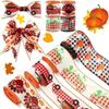 5 Yards 1Pc Fall Pumpkin Festival Printed Grosgrain Ribbon Accessories Material Headwear Decoration DIY Sewing Craft Gift