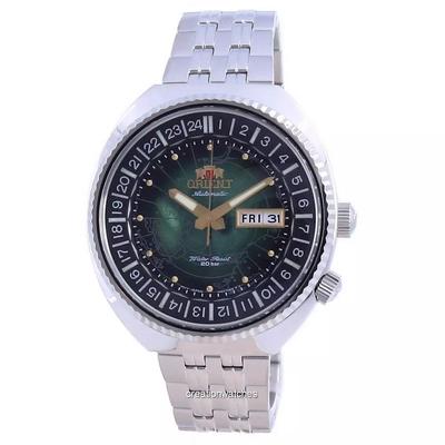 World Map Revival Stainless Steel Automatic Diver's RA-AA0E02E19B 200M Мужские часы