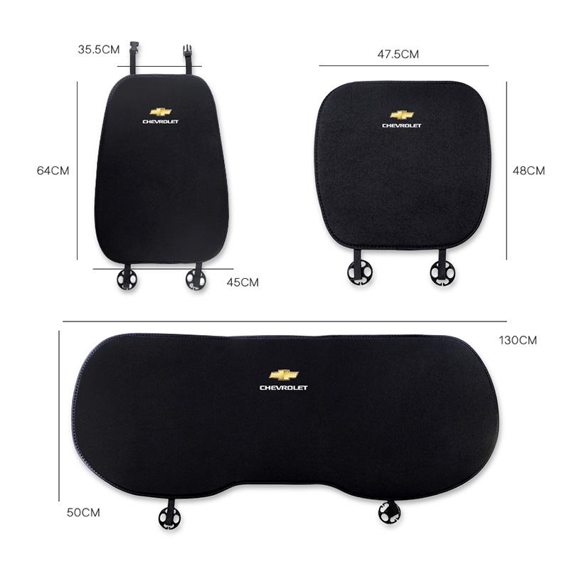 AABHO1 Car Seat Cushion Cover Breathable Flax Fabric Soft Pad For Chevrolet Spark Captiva Cruze Malibu Equinox Trax Camaro Blazer