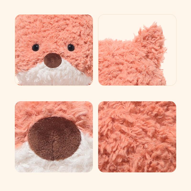 Плюшевый лисенок - ультрамягкая мягкая игрушка, успокаивающий компаньон для сна и подарок на день рождения для детей