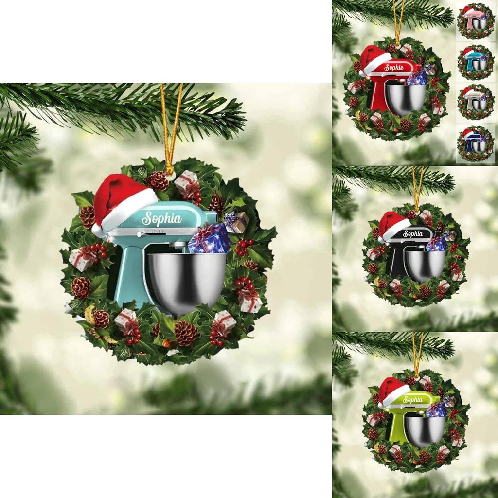 Уникальный акриловый брелок-миксер для выпечки Стильный праздничный декор для рождественских елок