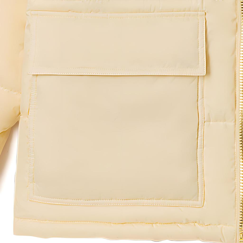 Vans Совместная однобрендовая однотонная хлопковая куртка с воротником-стойкой и карманом на молнии X Joe Freshgoods Верхняя одежда унисекс овсяного цвета VN0A7SQ2BR0