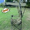 Outdoor Folding Camping Chair with Sunshade for Beach and Fishing