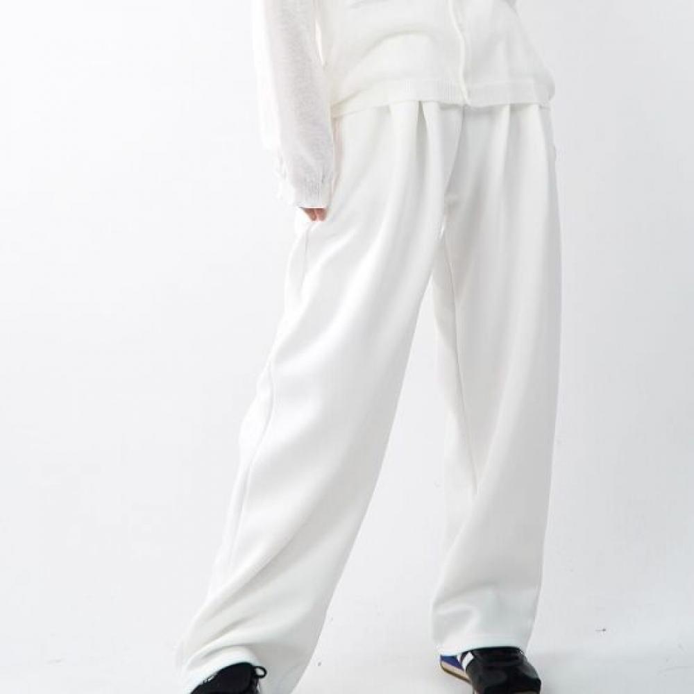Onl Men 1 + 1 Three Tuck Banding Pin Tuck Wide Pants Training Pants