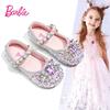 Sparkly Sequin Princess Shoes: 2025 Spring/Autumn Soft Leather Shoes for Girls – Comfortable & Versatile Performance Footwear
