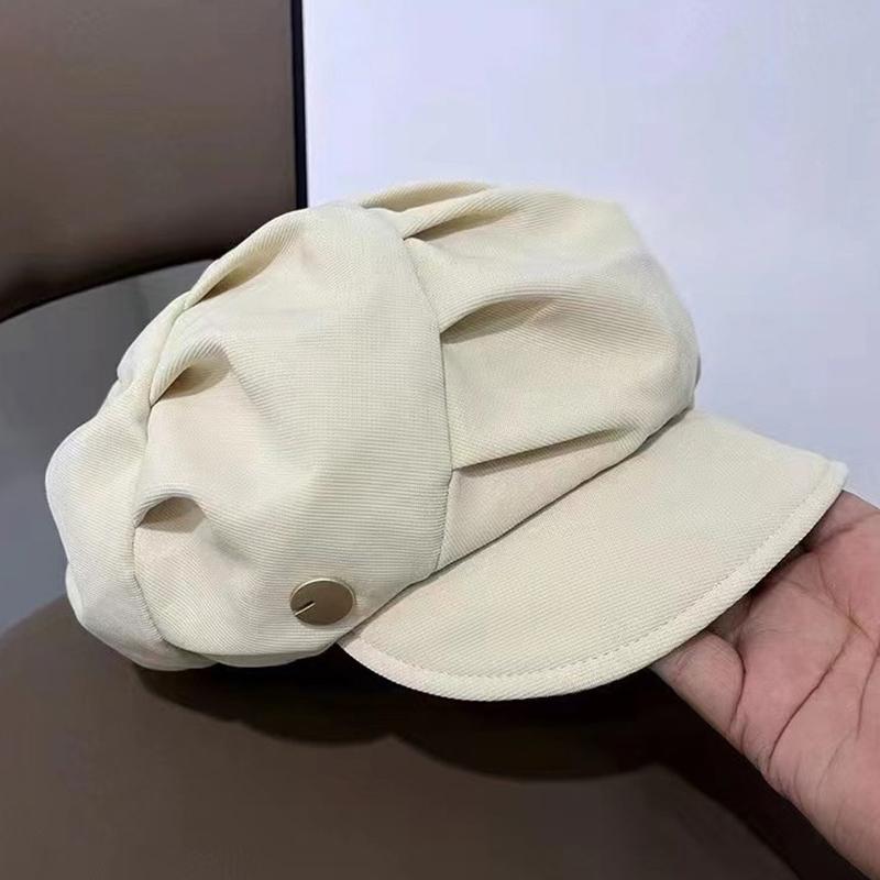 Восьмиугольные береты, шерстяная шляпа газетчика, женская кепка с облачными уличными полями, уличные береты, кепки