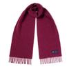 ABRAHAM MOON Merino Wool Muffler 25cm - Bright Pink