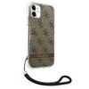 Etui Guess Guohcn61H4Stw Na Iphone 11 - Brązowe 4G Print Strap