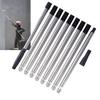 Удлинитель для малярного валика из нержавеющей стали 13,1 фута, 10-секционный разборный шест с коническим адаптером для малярных и чистящих инструментов