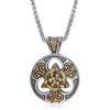 Nordic Viking Celtic Knot Stainless Steel Pendant Necklace