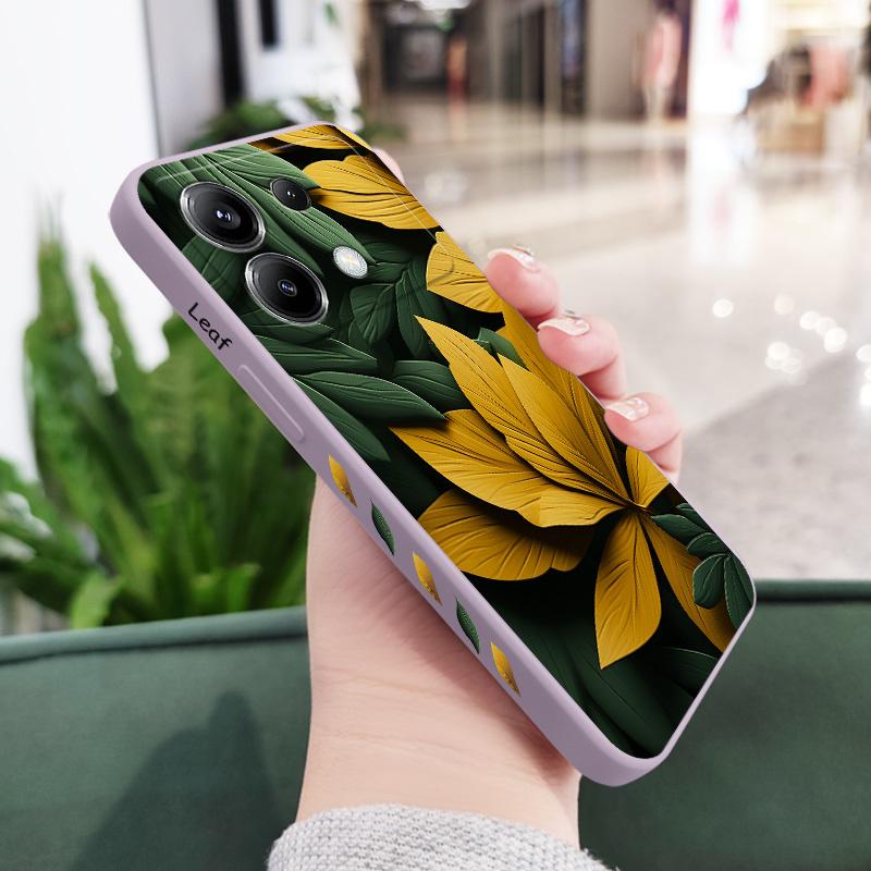 Чехол для телефона 'Резной лист' для Xiaomi Poco X7 X6 M5 M5S F5 X5 F4 X4 M4 F3 M3 X3 F2 Pro 4G 5G GT Силиконовый чехол