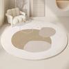 Bedroom Bedside Carpet Children's Mat Coffee Table Computer Chair Study Chair Wear-resistant Floor Mat Circular Dressing Table Carpet
