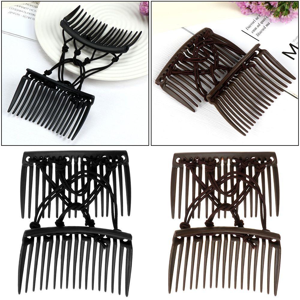 Gift Magic Black/Coffee Hair Rope Creative Comb Hair pin