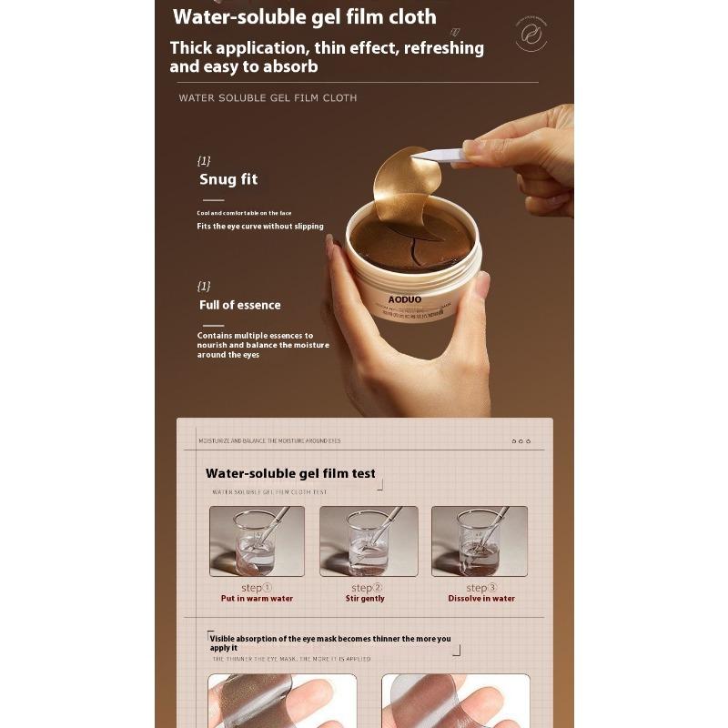 Пептид змеиного яда Маска для глаз против морщин Увлажняющая Увлажняющая Десалинация Укрепляющая Облегчение вокруг глаз