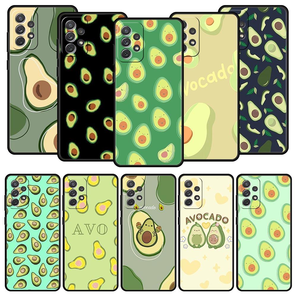 Avocado Phone Case For Samsung Galaxy A17 A07 A55 A35 A25 A15 A05s A33 5G A31 A23 A21s A13 A11 A41 A73 A53 A51 A71 A03s S10Cover