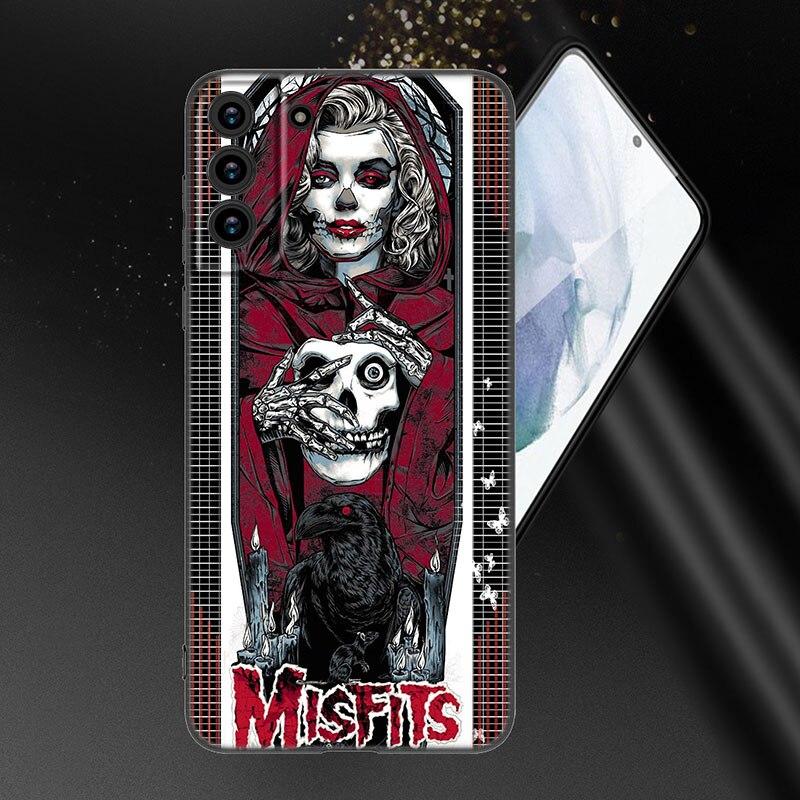 Чехол для телефона Misfits Glenn Danzig для Samsung Galaxy S20 S21 FE S22 Ultra S10 Lite S10E S9 S8 Plus S7 Edge, мягкий черный чехол