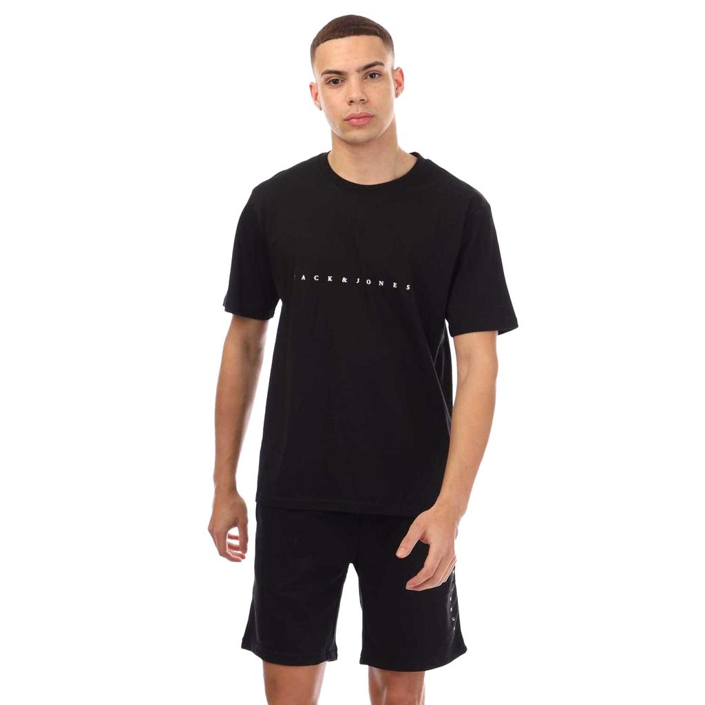 Jack And Jones Mens Star T-Shirt & Shorts Set