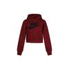 Спортивная толстовка с капюшоном, женская, бордовая, CJ2035-677