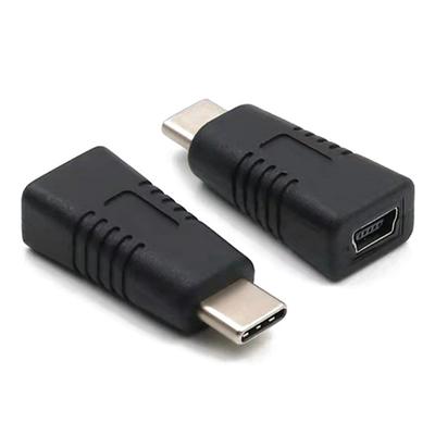 Mini Usb Female To Type C Male Adapter Mini T Type Female To Data Cable Charger Adapter