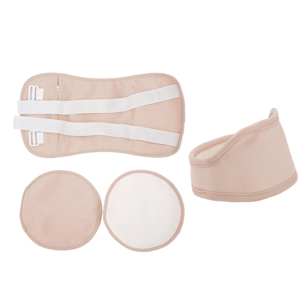 Castor Oil Pack Kit Adjustable Strap Reusable Leakage Proof Castor Oil Pack Wrap for Waist Neck