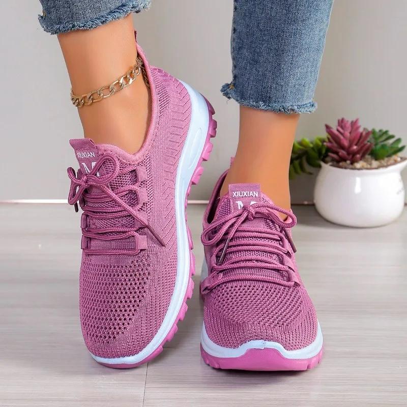 Fashion New Women's Casual Vulcanized Shoes, Sports Shoes, Fashionable Outdoor Spring and Autumn Running Shoes for Women