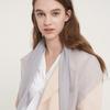 BB’DE SOLI’DE Solid Chiffon Silk Scarf Grey