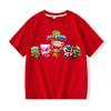 Аниме футболка Говорящий Том Летняя детская футболка 100% хлопок Милый мультяшный топ для мальчика и девочки Детская одежда для малышей с коротким рукавом