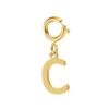Пружинная застежка подвеска с буквенными шармами подвеска с инициалами для женского ожерелья серьги брелок с цирконом DIY аксессуары оптом